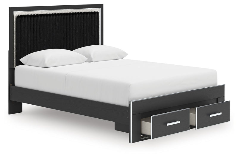 Zuraleus - Upholstered Panel Platform Storage Bed - R&R Furniture Gallery (Fountain Valley, CA)