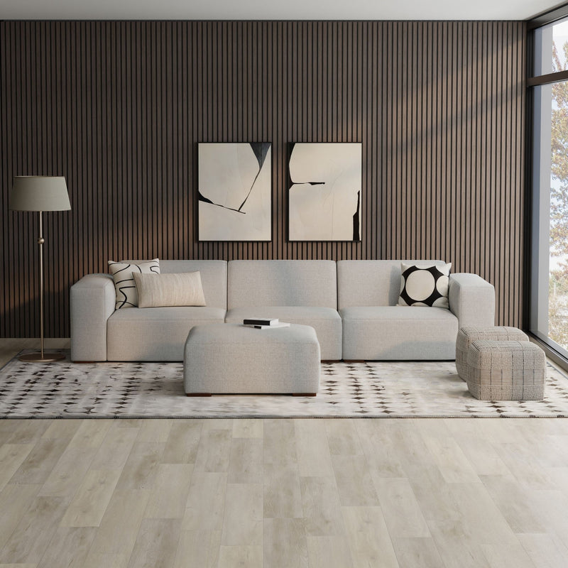 Rex - Handcrafted Sectional Sofa And Ottoman - R&R Furniture Gallery (Fountain Valley, CA)