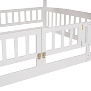 Low Bunk Bed With Slide, Fence And Ladder - R&R Furniture Gallery (Fountain Valley, CA)