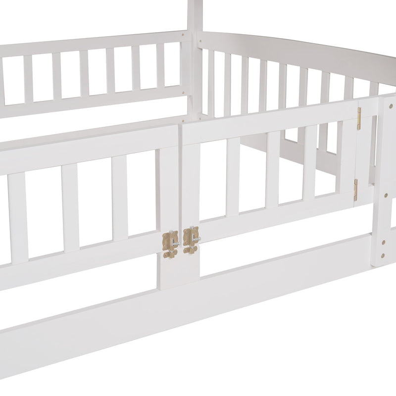 Low Bunk Bed With Slide, Fence And Ladder - R&R Furniture Gallery (Fountain Valley, CA)