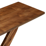 Console Table With Cross Leg Base And Reinforced Support Plate - R&R Furniture Gallery (Fountain Valley, CA)
