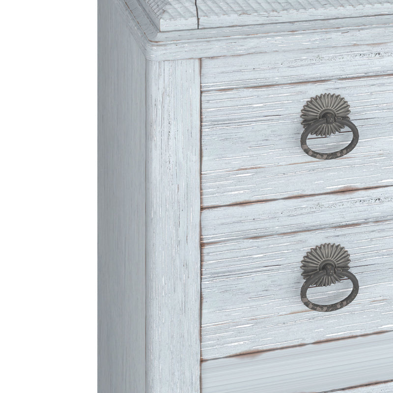 Summer Creek 8 Drwr Chest G Shutter Blue