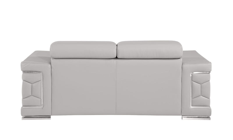 296 - Genuine Leather Loveseat