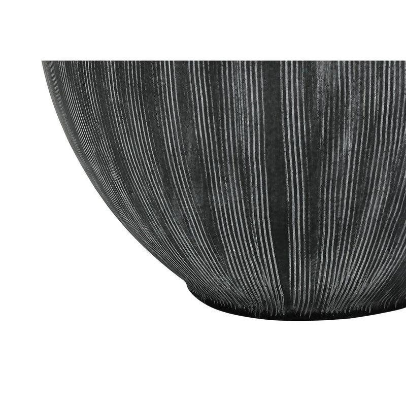 Contemporary black ceramic table lamp by 8th Street with a sleek, modern design, perfect for living room or bedside lighting.