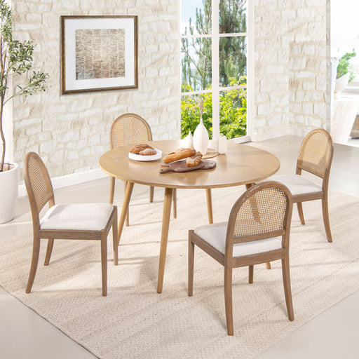 Panama - Curved Cane Side Dining Chair (Set of 2) - R&R Furniture Gallery (Fountain Valley, CA)