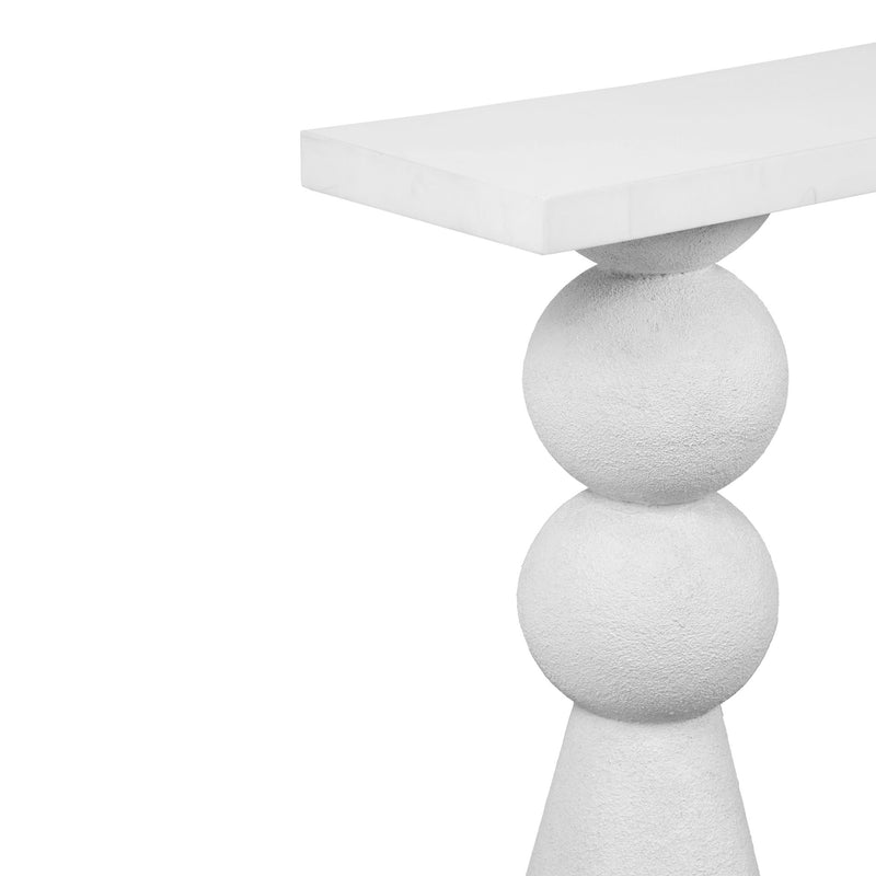 Lupita - Console Table - White - R&R Furniture Gallery (Fountain Valley, CA)