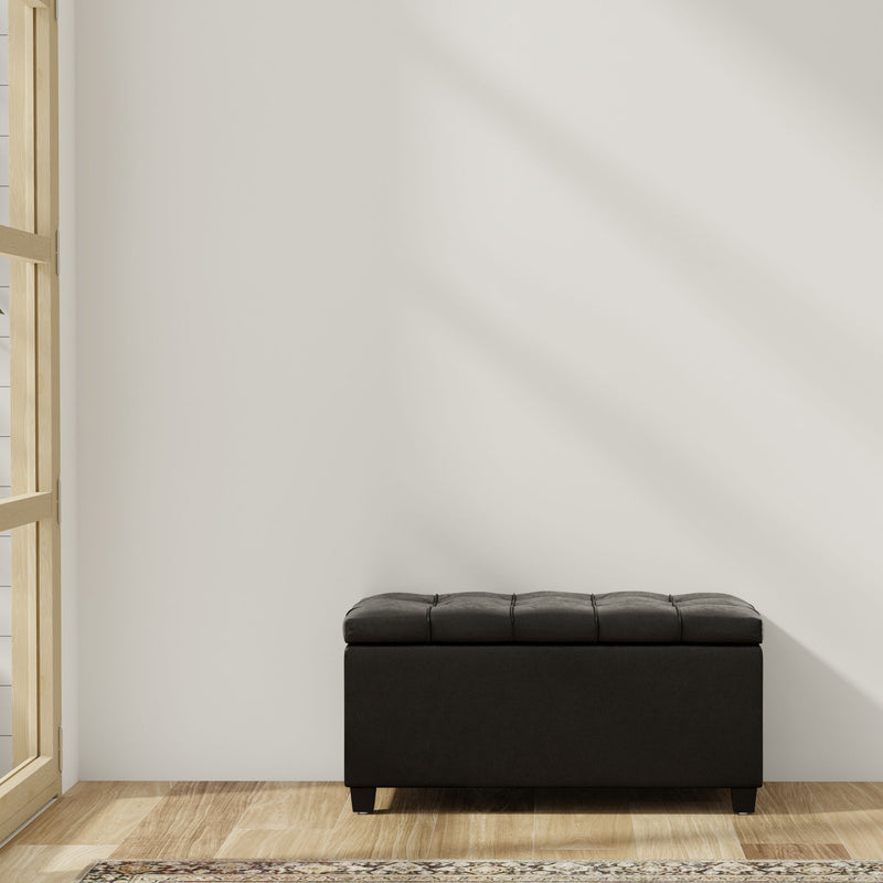 Sienna - Transitional Storage Ottoman Bench - R&R Furniture Gallery (Fountain Valley, CA)