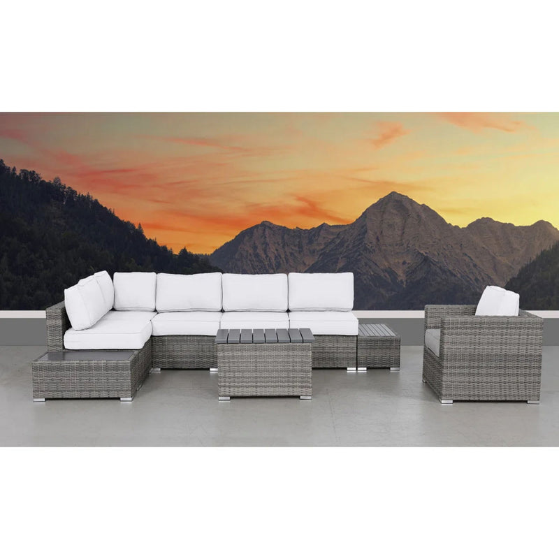 Stylish Entertainment Sectional Set, Outdoor Living - R&R Furniture Gallery (Fountain Valley, CA)