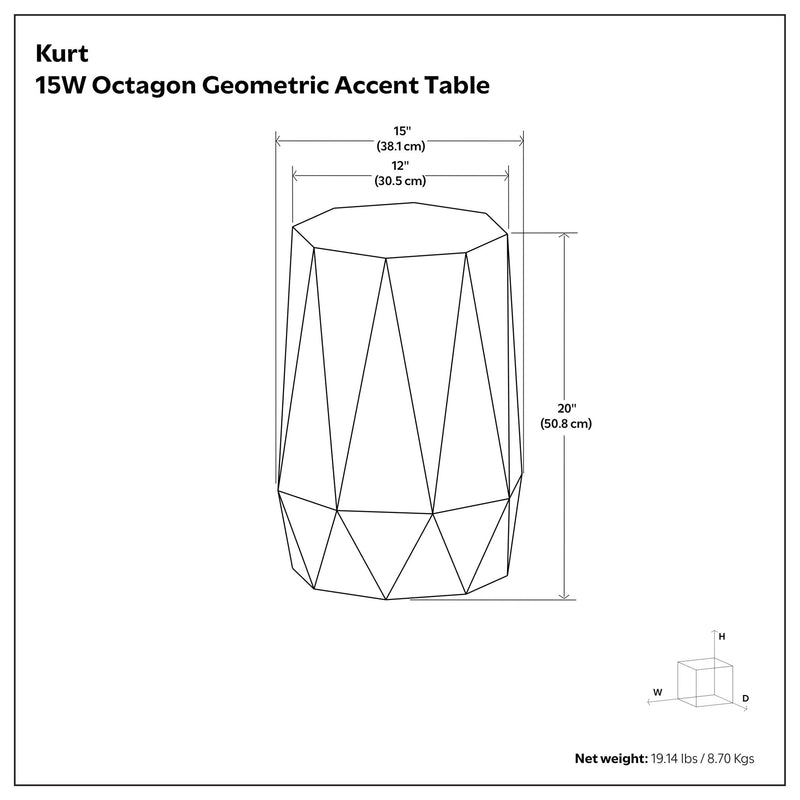 Kurt - Side Table - R&R Furniture Gallery (Fountain Valley, CA)