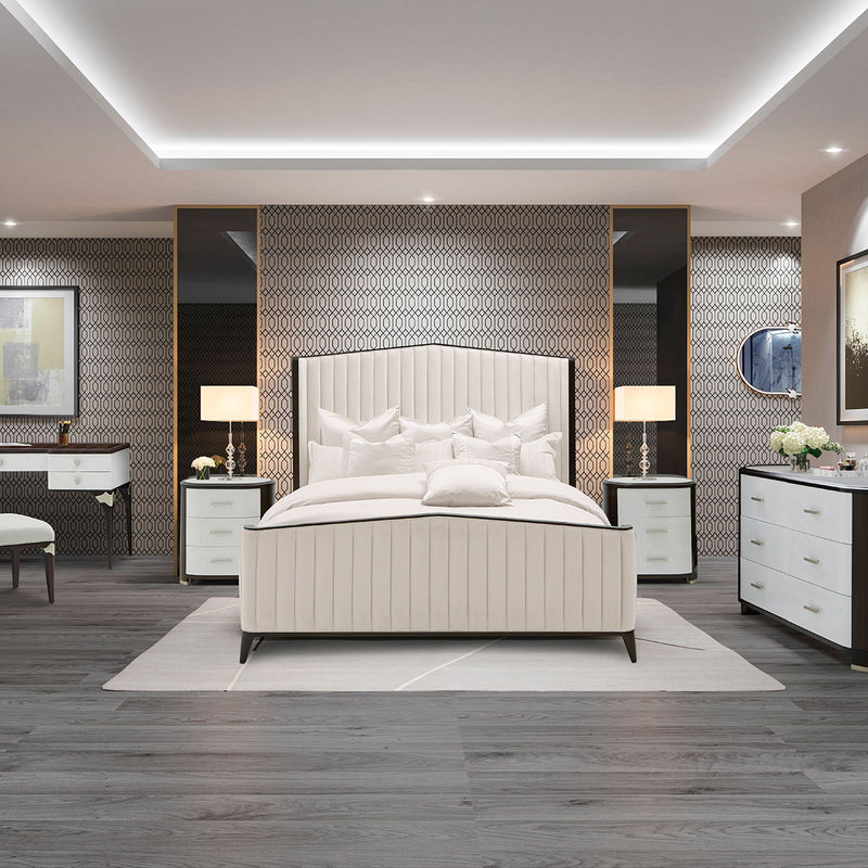 Paris Chic - Sleigh Bed - R&R Furniture Gallery (Fountain Valley, CA)