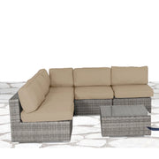 Seating Set With Cushions Handcrafted Wicker Design - R&R Furniture Gallery (Fountain Valley, CA)