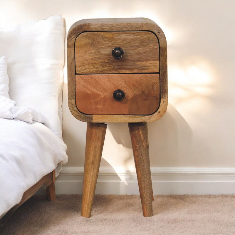Curved Nightstand, - R&R Furniture Gallery (Fountain Valley, CA)