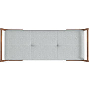 Cora - Bench - Gray - R&R Furniture Gallery (Fountain Valley, CA)