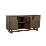 Lyra - 4 Door Buffet - Smoke Brown - R&R Furniture Gallery (Fountain Valley, CA)