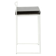 Lumi Source Fuji Simple Elegance contemporary stackable counter stool set with sleek design and neutral finish.