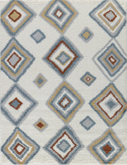 Loft Shag - 5' 3" X 7' Shaggy Area Rug - Ivory - Polypropylene - R&R Furniture Gallery (Fountain Valley, CA)