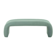 Leigh - Velvet Channeled Bench - R&R Furniture Gallery (Fountain Valley, CA)