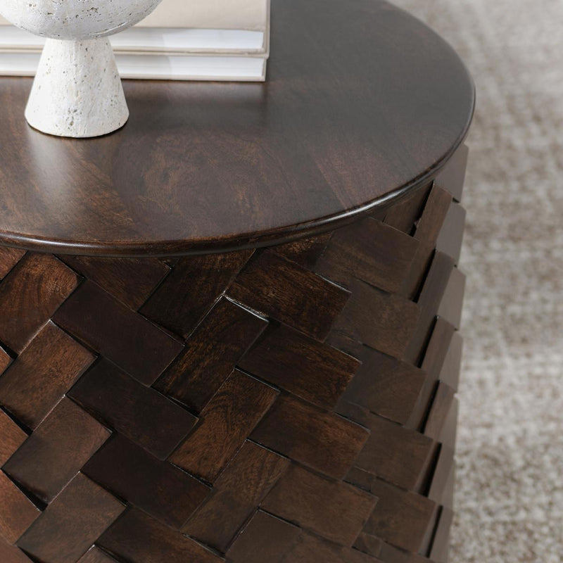 Shira - Mango Wood 24" Round Table - R&R Furniture Gallery (Fountain Valley, CA)