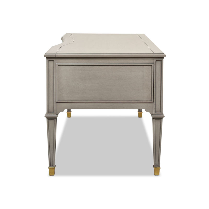 Dauphin - 5 Drawer Executive Desk - R&R Furniture Gallery (Fountain Valley, CA)