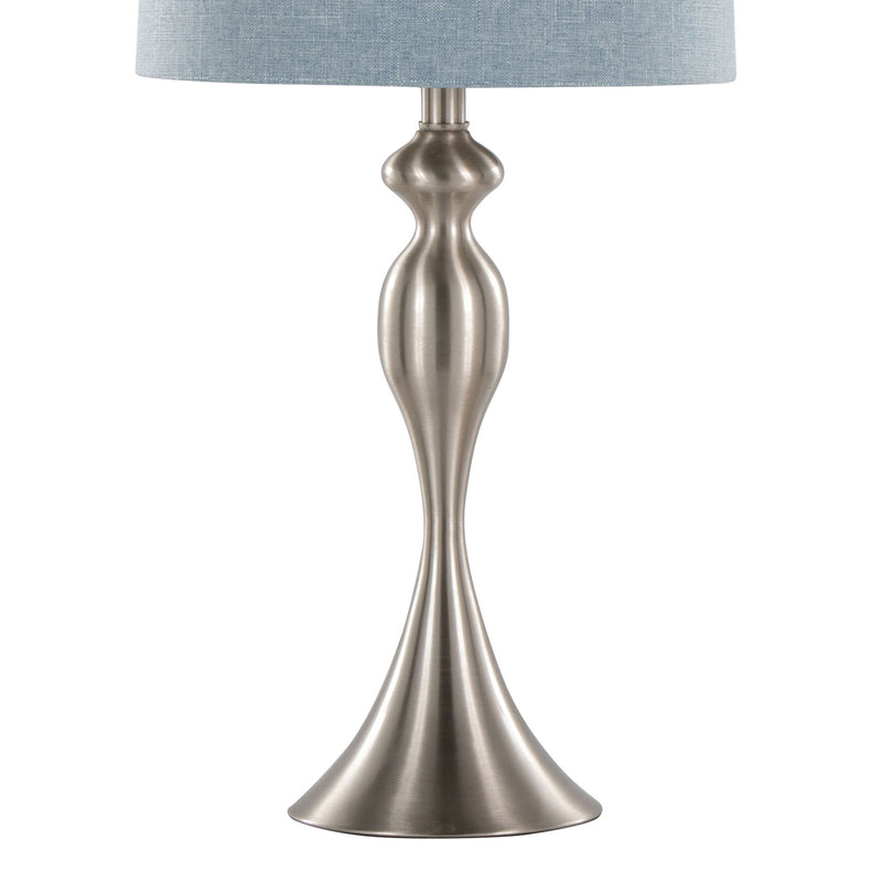 Lumi Source Ashland contemporary table lamp set with sleek modern design and metallic finish, two lamps shown on a neutral background.