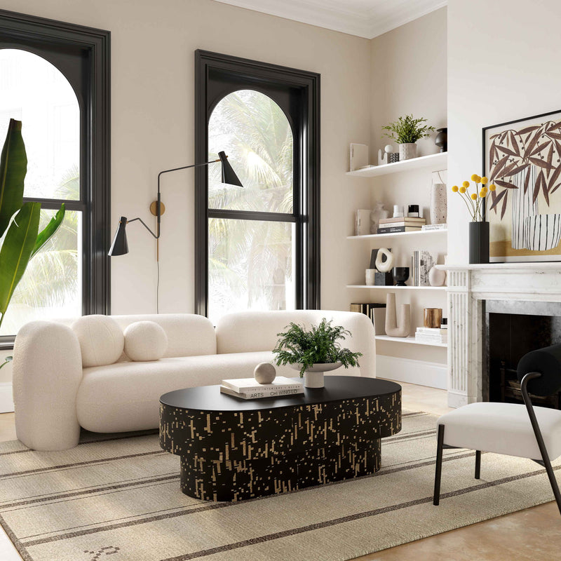 Amelie - Faux Fur Sofa - R&R Furniture Gallery (Fountain Valley, CA)