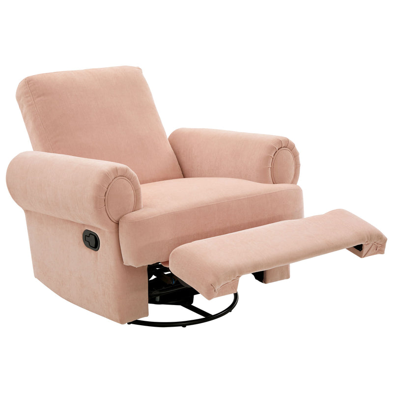 Manual Swivel Recliner Rocker Chair With Adjustable Backrest - R&R Furniture Gallery (Fountain Valley, CA)