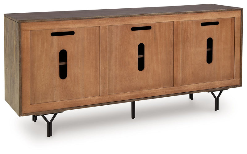 Lavinmont - Accent Cabinet - Multi Brown - R&R Furniture Gallery (Fountain Valley, CA)