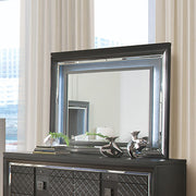 Sawyer - Mirror With LED - Metallic Gray - R&R Furniture Gallery (Fountain Valley, CA)
