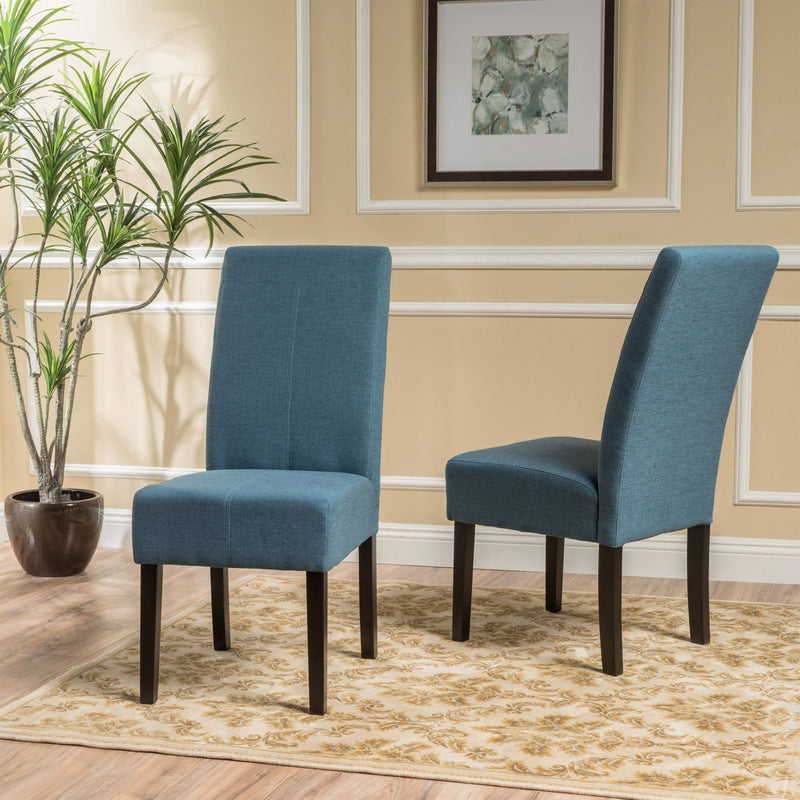 Pertica - Dining Upholstered Armless Chairs (Set of 2) - R&R Furniture Gallery (Fountain Valley, CA)