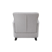 Denzell - Rocking Chair - Light Gray Linen - R&R Furniture Gallery (Fountain Valley, CA)
