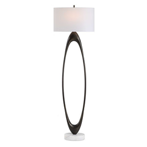 Sonic - Open Oval Floor Lamp - Bronze