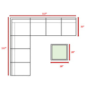 Seating Set With Cushions Handcrafted Wicker Design - R&R Furniture Gallery (Fountain Valley, CA)