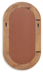Daverly - Accent Mirror - Brown - R&R Furniture Gallery (Fountain Valley, CA)