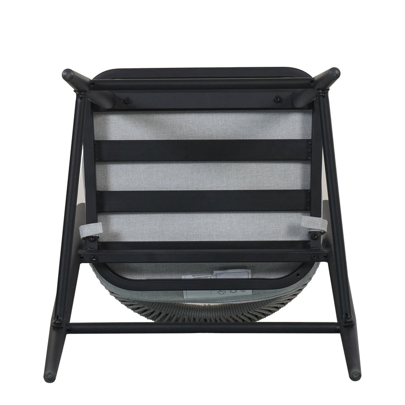 Outdoor 26" Counter Height Metal Frame Counter Stools With Scallop Shaped Backrest & Water Resistant Cushions - R&R Furniture Gallery (Fountain Valley, CA)