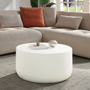 Dustan - Coffee Table - Natural White - R&R Furniture Gallery (Fountain Valley, CA)