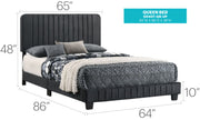 Channel Tufted Bed - R&R Furniture Gallery (Fountain Valley, CA)