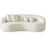 Drake - Japandi Style Curvy Boucle Sofa - R&R Furniture Gallery (Fountain Valley, CA)