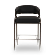 Tatum - Vegan Leather 2-Tone Counter Stool - R&R Furniture Gallery (Fountain Valley, CA)