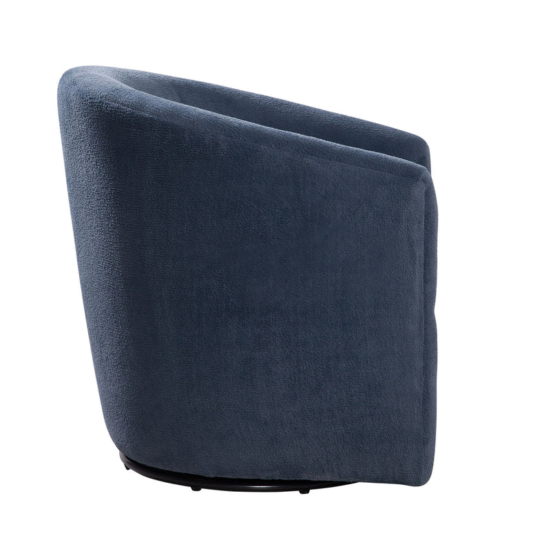 Oaklynn - Barrel Style Swivel Accent Chair - R&R Furniture Gallery (Fountain Valley, CA)