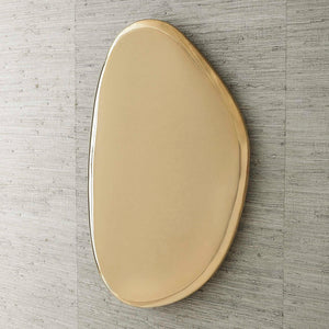 Jelly Bean - 26" x 38" Wall Sculpture - Gold