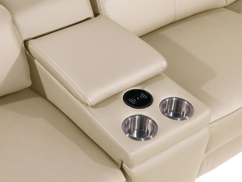 1246 - Modular Power Dual Reclining Sofa, Console Loveseat, And Chair Set With Power Headrests