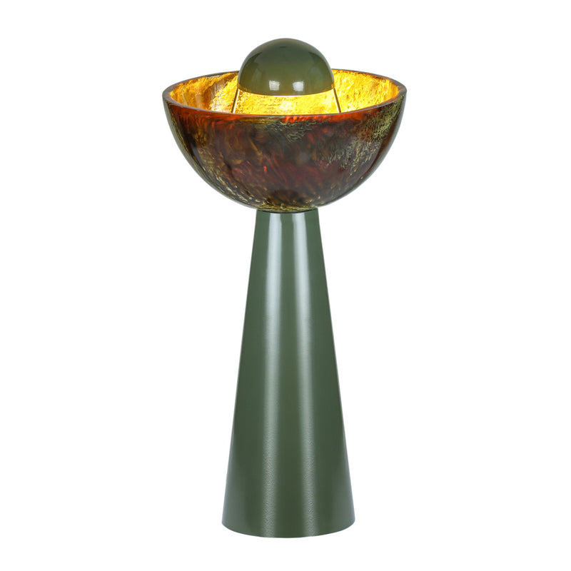 Rising - Resin Table Lamp - Green - R&R Furniture Gallery (Fountain Valley, CA)