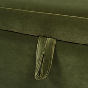 Knox - Square Storage Cocktail Ottoman - Olive Green - R&R Furniture Gallery (Fountain Valley, CA)