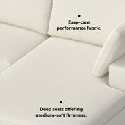 Charlie - Upholstered Deep Seater Sectional Sofa - R&R Furniture Gallery (Fountain Valley, CA)