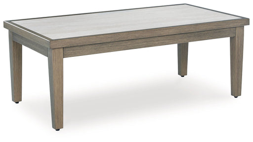 Rainier Ranch - Rectangular Cocktail Table - Brown / Beige - R&R Furniture Gallery (Fountain Valley, CA)