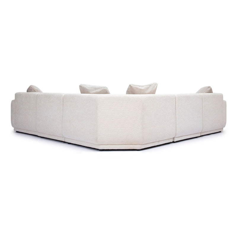 Perry - Modular L-Sectional - Cream - R&R Furniture Gallery (Fountain Valley, CA)