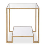 Accent End Table - Antique Gold