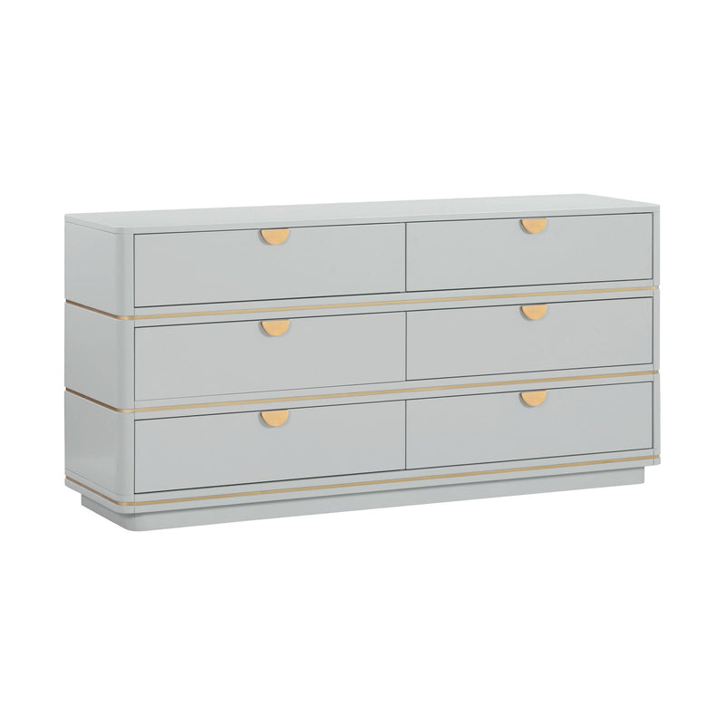 Julieta - 6 Drawer Dresser - R&R Furniture Gallery (Fountain Valley, CA)