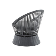 Modern Swivel Wicker Lounge Chair With Round Design - R&R Furniture Gallery (Fountain Valley, CA)