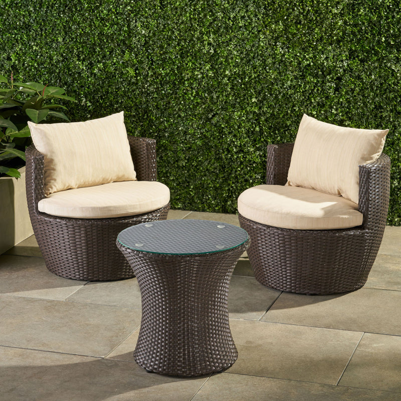 Kono - Chat Set Outdoor Furniture - R&R Furniture Gallery (Fountain Valley, CA)